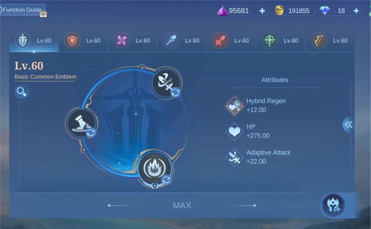 Game account sale Mobile Legends